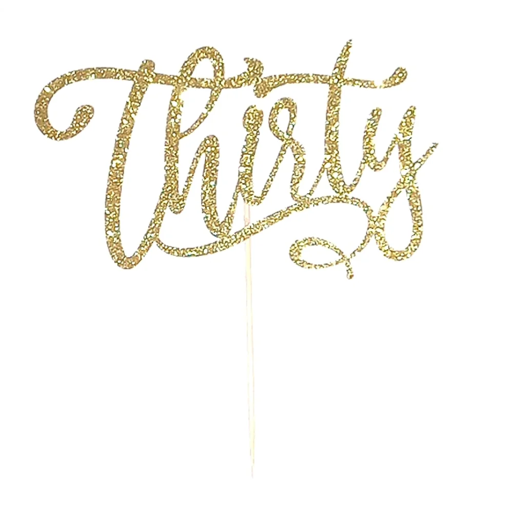 Thirty Cake Topper